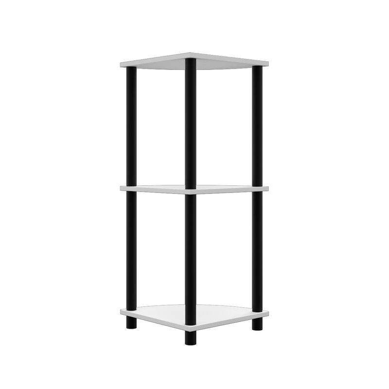 3 Tiers Wood Household Shelving Unit(15.67 in. W x 29.72 in. H x 15.67 in. D) image number 3