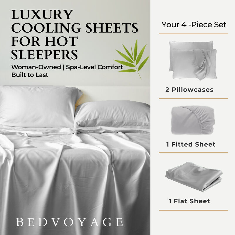 BedVoyage Luxury 100% viscose from Bamboo Bed Sheet Set