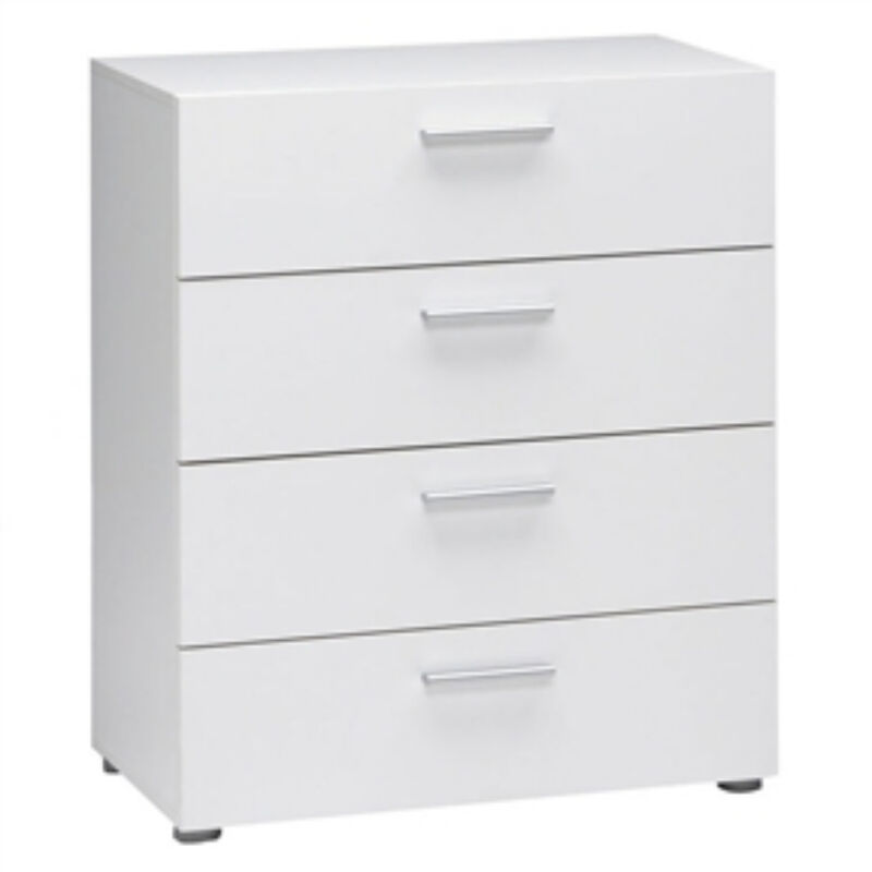 Spacious 4-Drawer Bedroom Bureau – Perfect for Organizing Clothing and Accessories