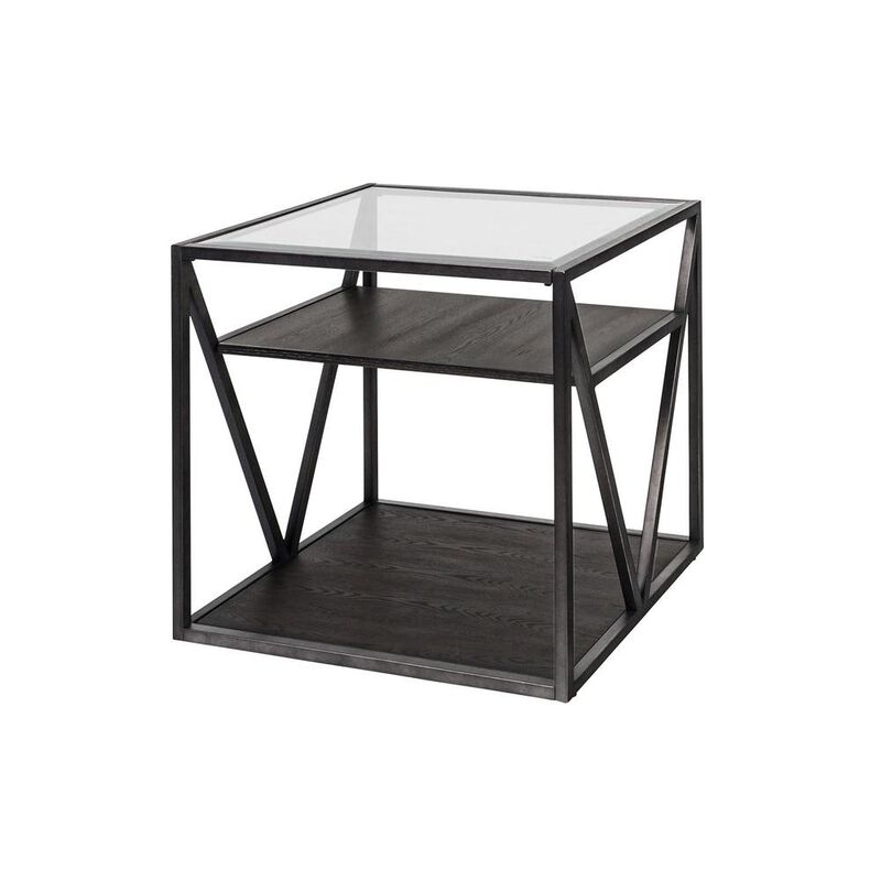 Liberty Furniture Arista End Table in Cobblestone Brown w/ Gray Dusty Wax Hang-up image number 0