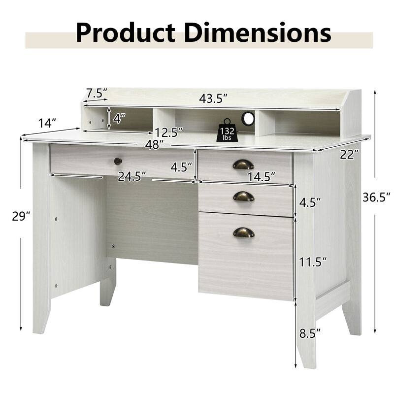 Computer Desk PC Laptop Writing Table Workstation