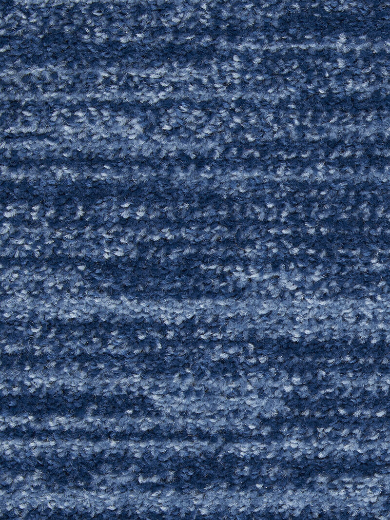 Nourison Essentials NRE01 Navy/Blue 2'2" x 20' Rug image number 6