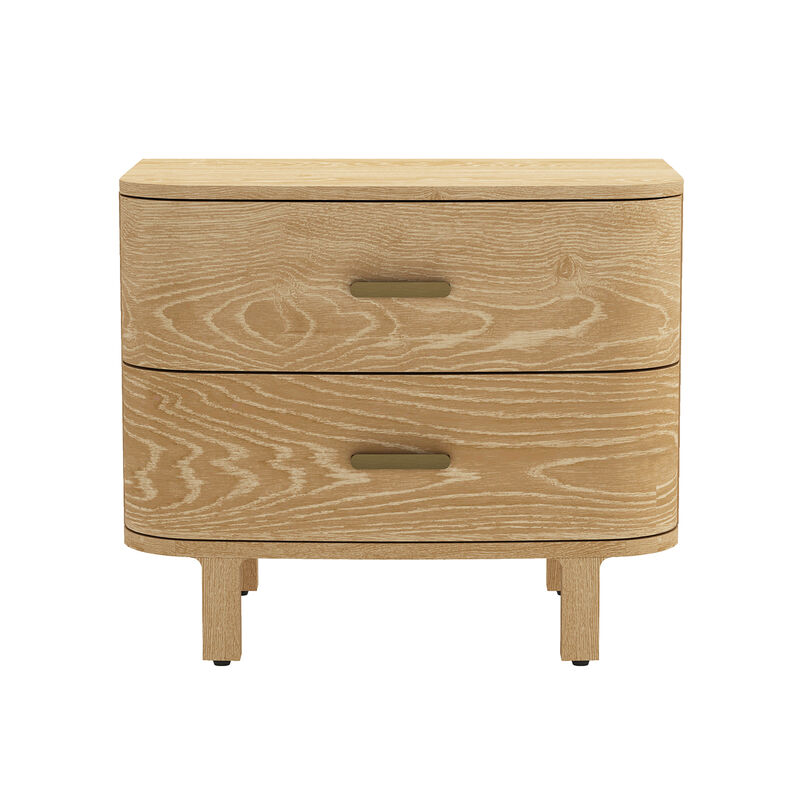 Solara Oak Nightstand image number 0