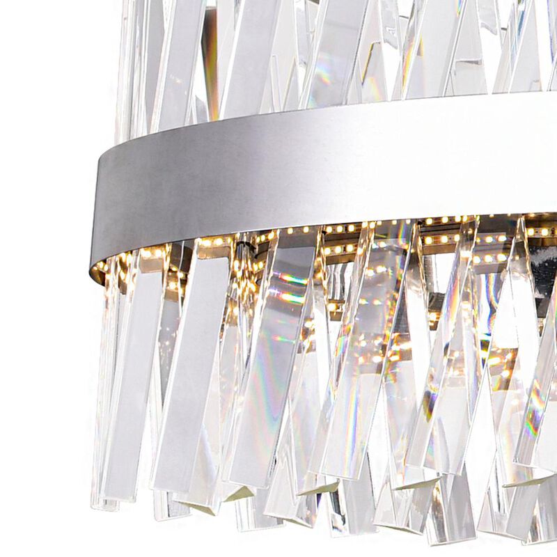 CWI Lighting Glace LED Chandelier With Chrome Finish