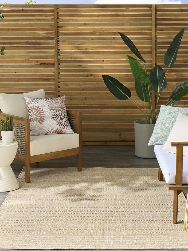 Tulum TLM01 Cream 6' x 9' Rug