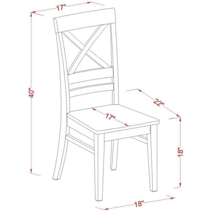 Dining Room Set Buttermilk & Cherry