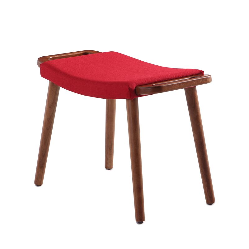 Geta Red Ottoman