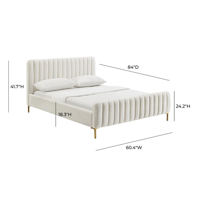 Angela Grey Bed in Full image number 3