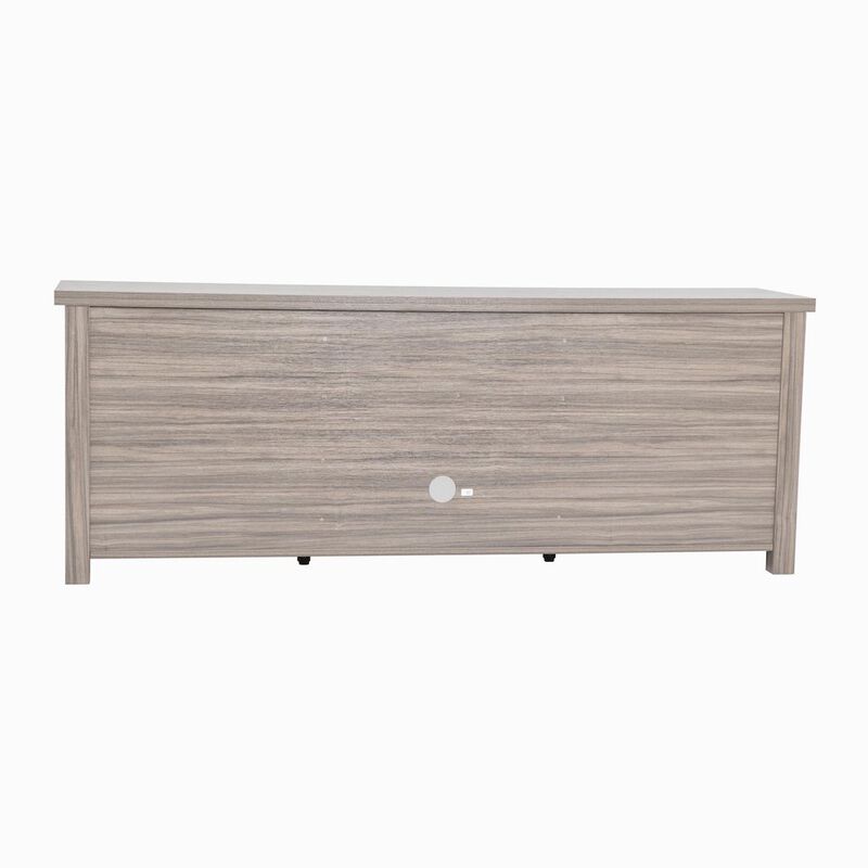 Flash Furniture Farmhouse TV Stand up to 80" TVs - 65" Engineered Wood in Gray Wash Oak Finish image number 2