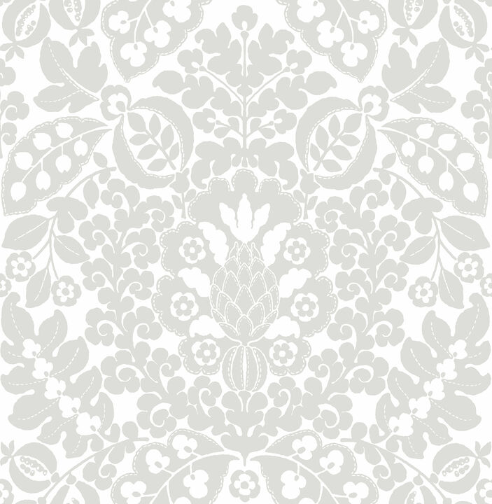 Marni Grey Fruit Damask Wallpaper (Set of 2)