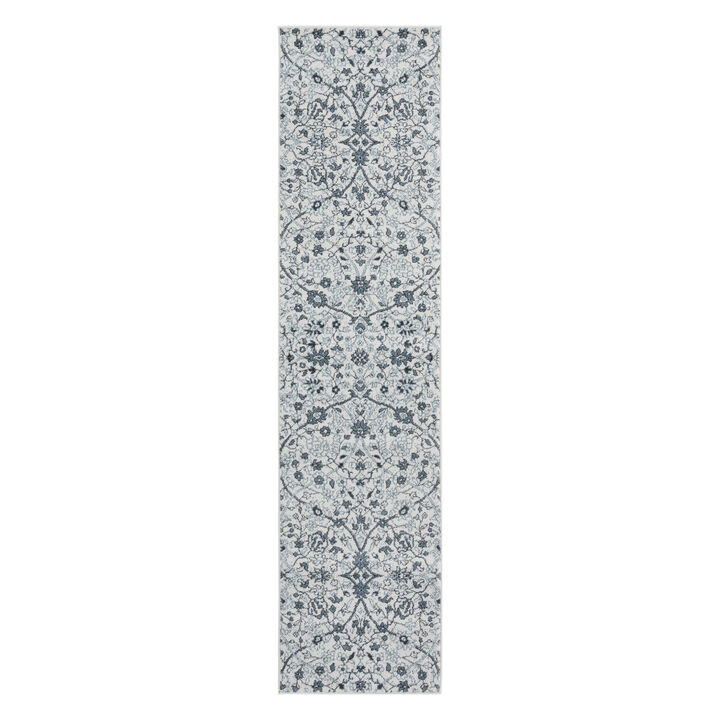 HomeRoots Floral Runner Rug