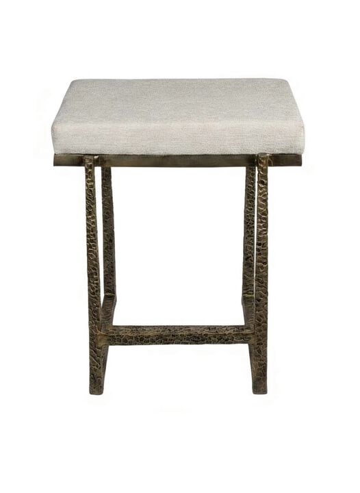 Aurelia Boucl&eacute; Luxe Bench Stool