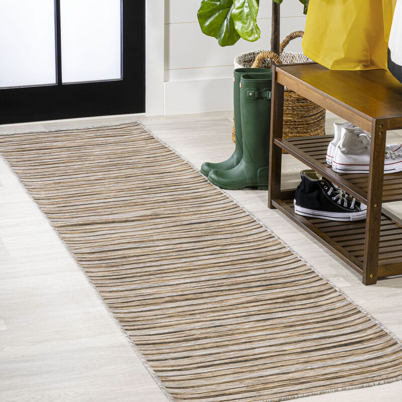 Finn Modern Farmhouse Pinstripe Area Rug