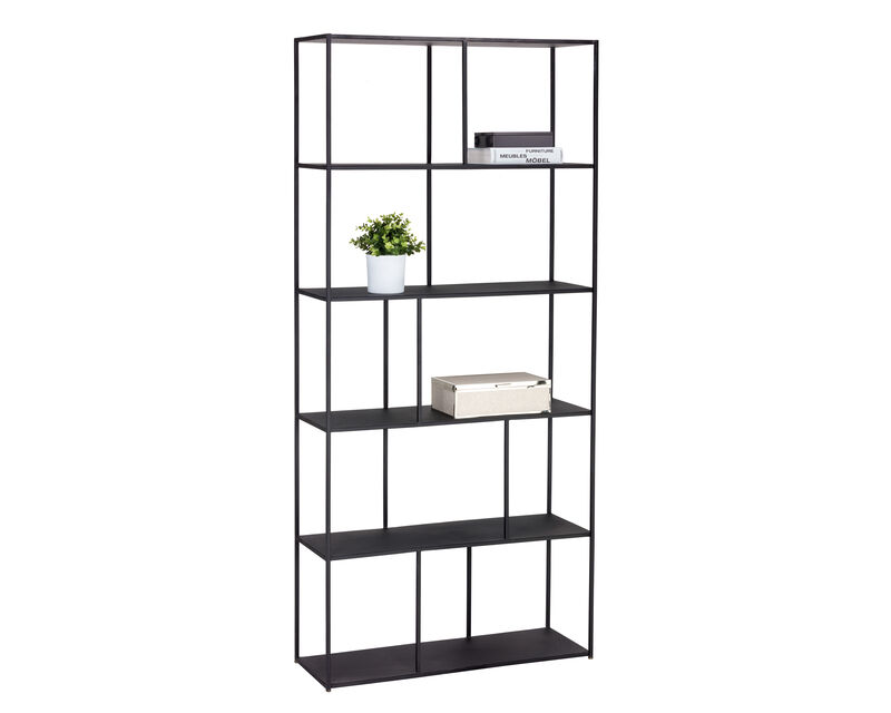 Jareth Large Black Bookcase image number 0