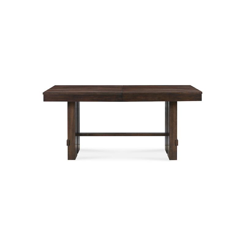 Dale 7-Piece Dining Set with 3 Sets of Chairs in Antique Brown