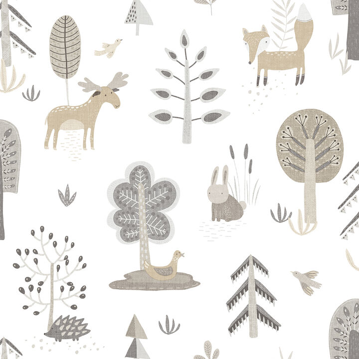 Little Explorers 2 Kids Silver Grey Wallpaper 14801