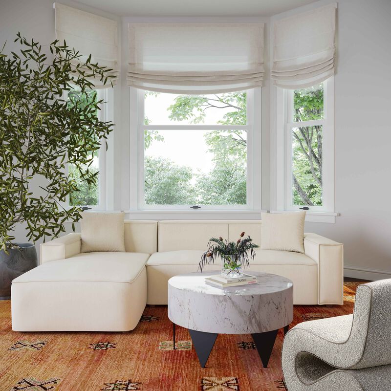 Olafur Velvet Sectional - LAF image number 1