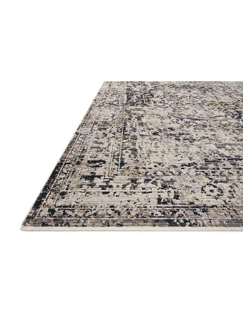 Leigh LEI03 Charcoal/Taupe 5'3" x 7'6" Rug
