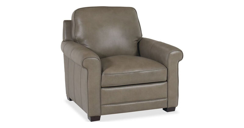 Feather Stationary Leather Chair image number 2