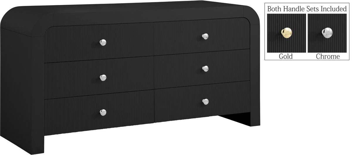 Meridian Furniture Artisto Black Dresser