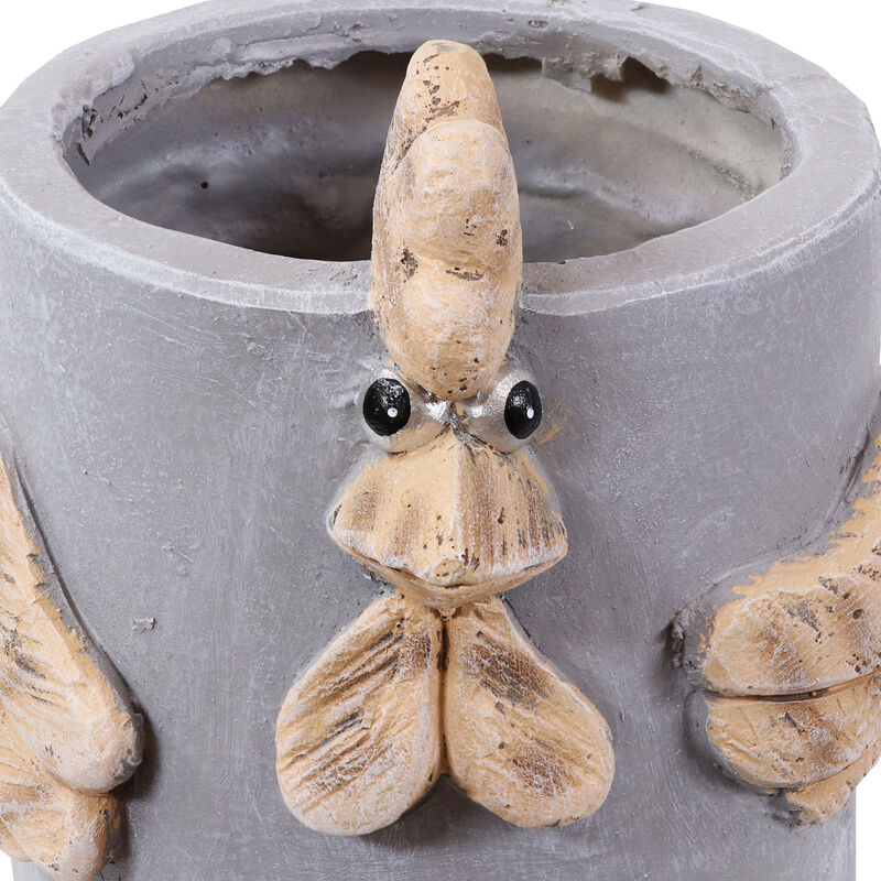 Sunnydaze Magnesium Oxide Tate the Turkey Indoor Plater Statue - 6 in