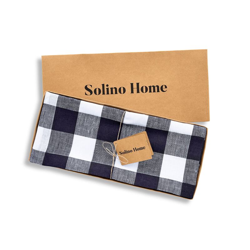 Linen Table Runner - Buffalo Check image number 4