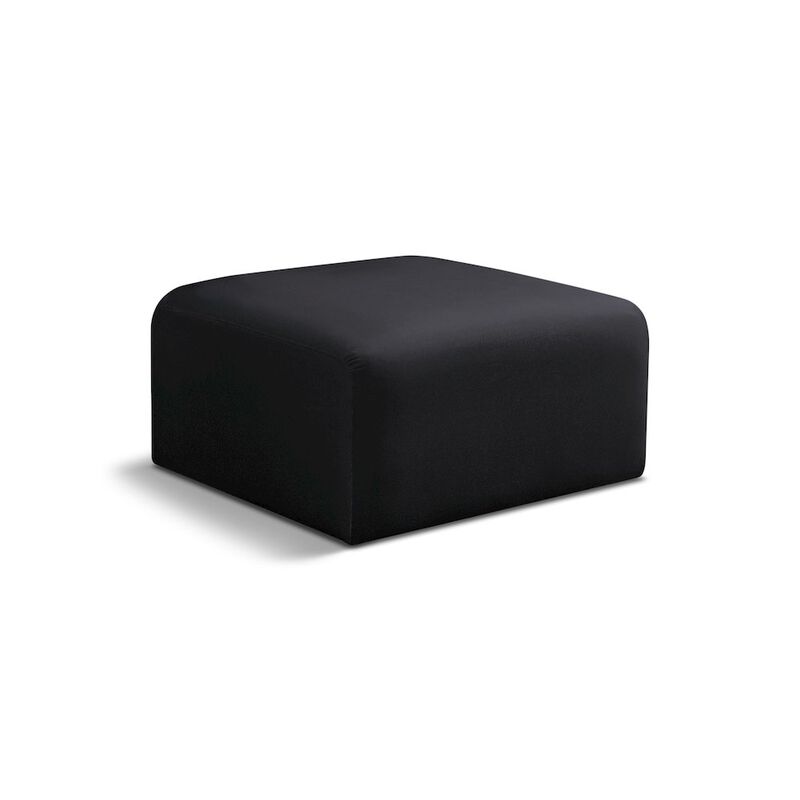 Meridian Furniture Arc Vegan Leather Ottoman