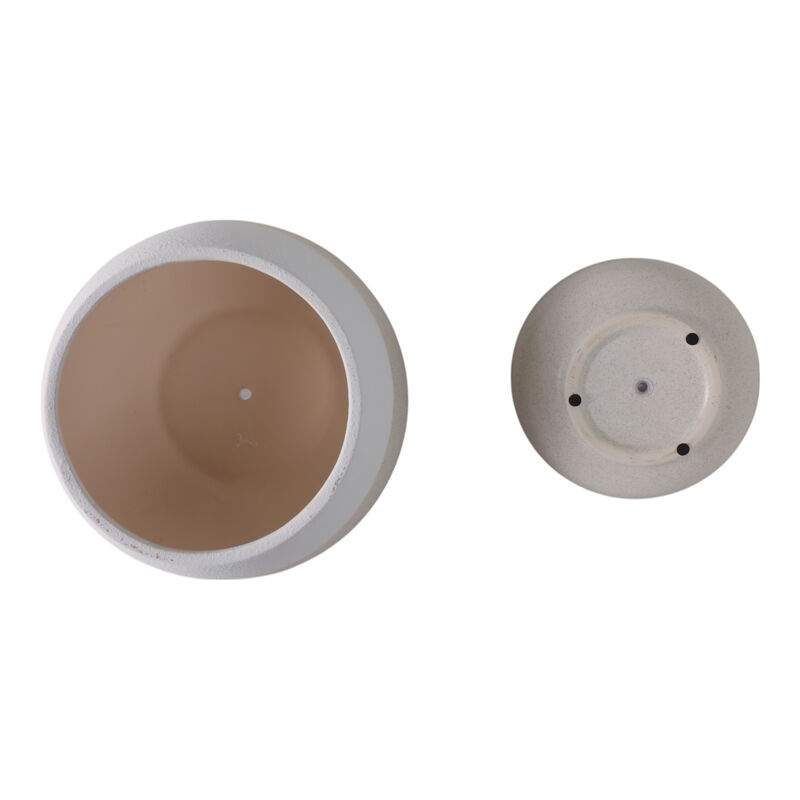 Textured Half-dipped Planters Set