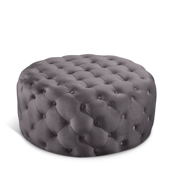 Meridian Furniture Addison Velvet Ottoman/Bench