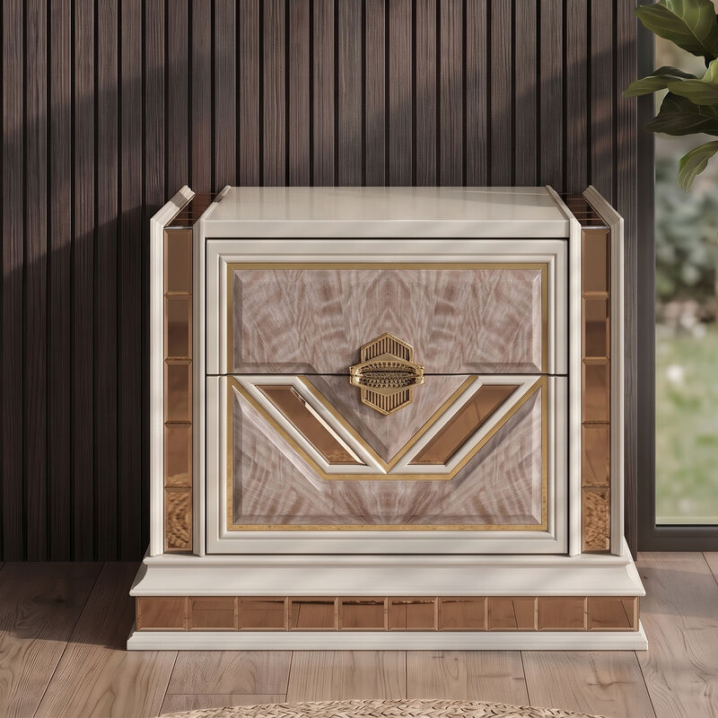 Aurenvique 2-Drawer Nightstand image number 4