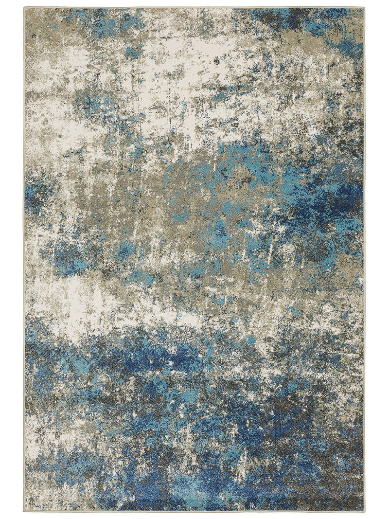Venice 5'3" x 7'3" Blue Rug image number 0