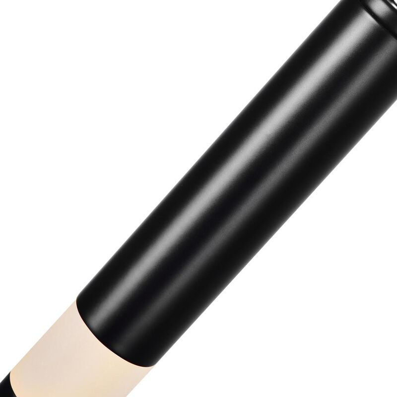 CWI Lighting Flute 16 Light LED Chandelier With Black Finish