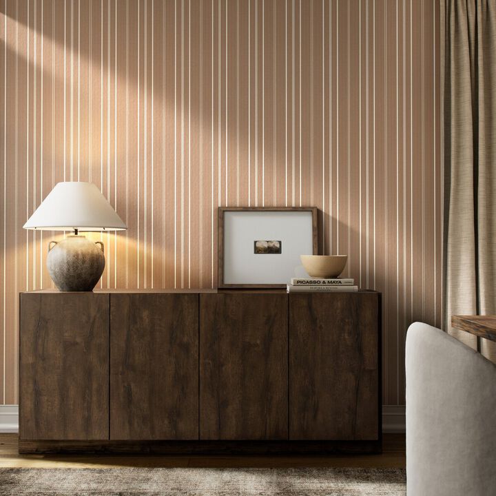 Stripe Wallpaper by Getty Images - Stripe Terracotta I