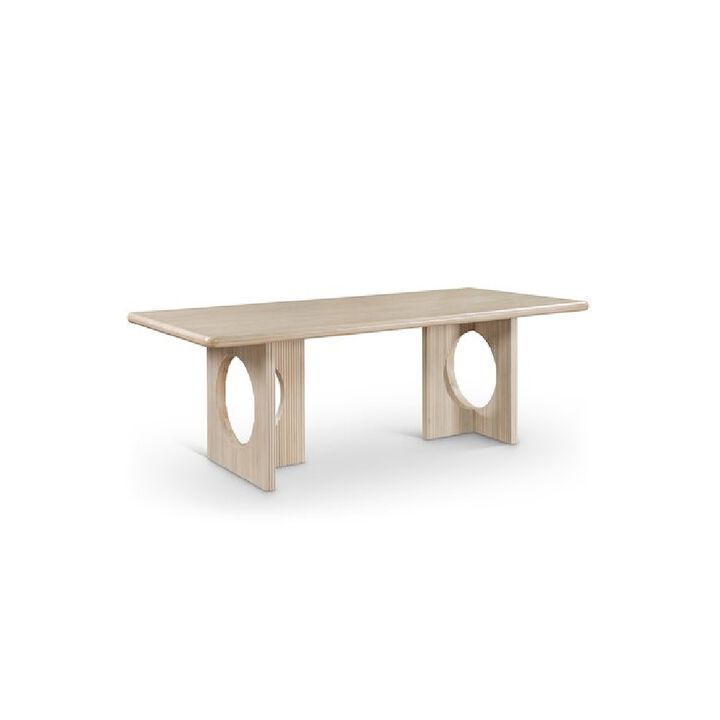 Meridian Furniture Rivas Natural Oak Dining Table
