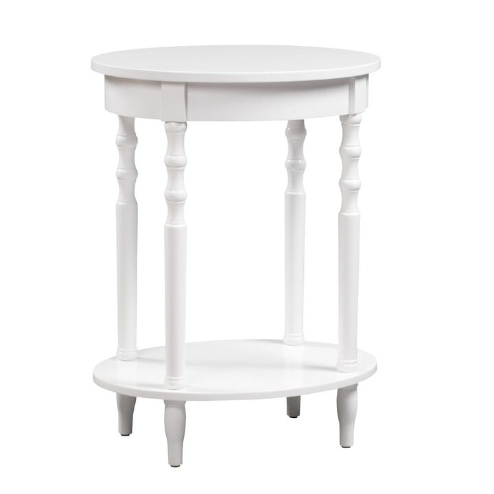 Convience Concept, Inc. Classic Accents Brandi Oval End Table with Shelf