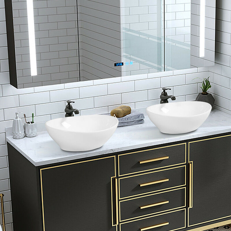 Bathroom Ceramic Vessel Sink for Stylish and Modern Bathroom Vanity Design