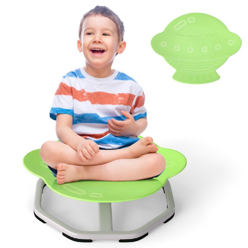 Children&rsquo;s Sensory Swivel Chair, 360&deg; Spin with Stable Metal Base image number 4