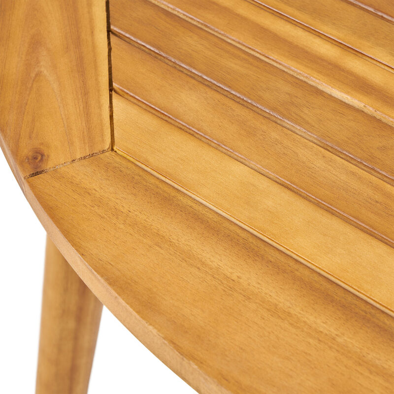 Nirweb Modern Outdoor Wood Dining Table image number 6