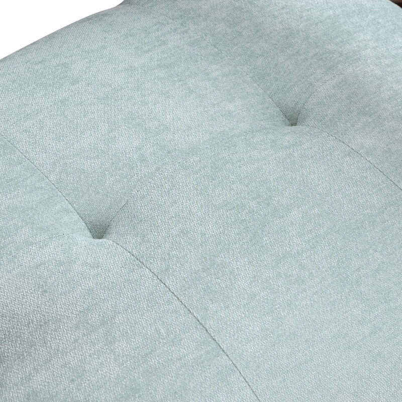 Merax Mid-Century Modern Accent Chair with Plush Cushions