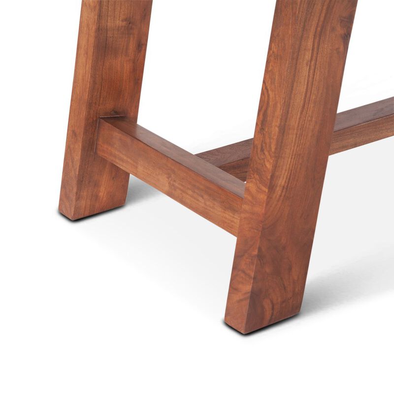 World Interiors Stavanger 75 Gathering Table in Cinnamon Brown Finish