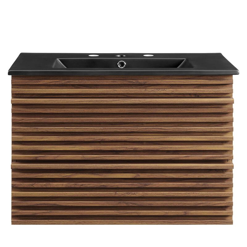 Render 30" Wall-Mount Bathroom Vanity image number 3