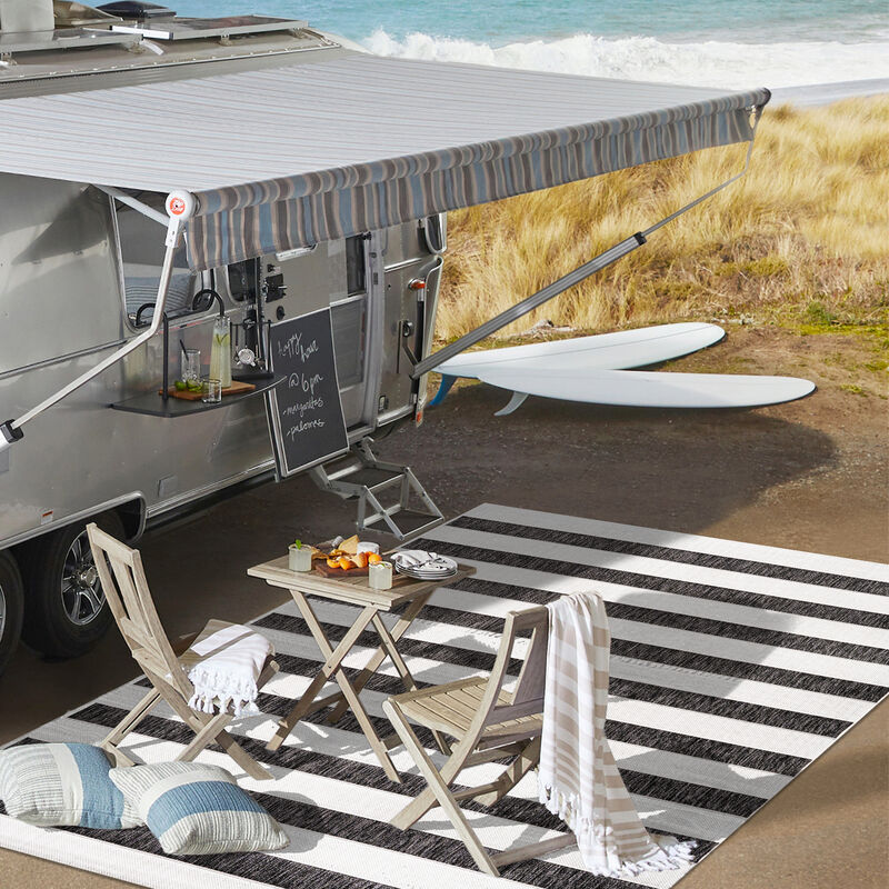 Aveiro Wide Stripe Indoor/Outdoor Area Rug