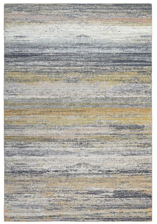 4 X 6 gold Abstract Stain Resistant Area Rug