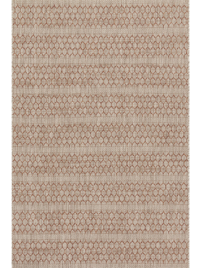 Isle IE01 Beige/Rust 3'11" x 5'10" Rug