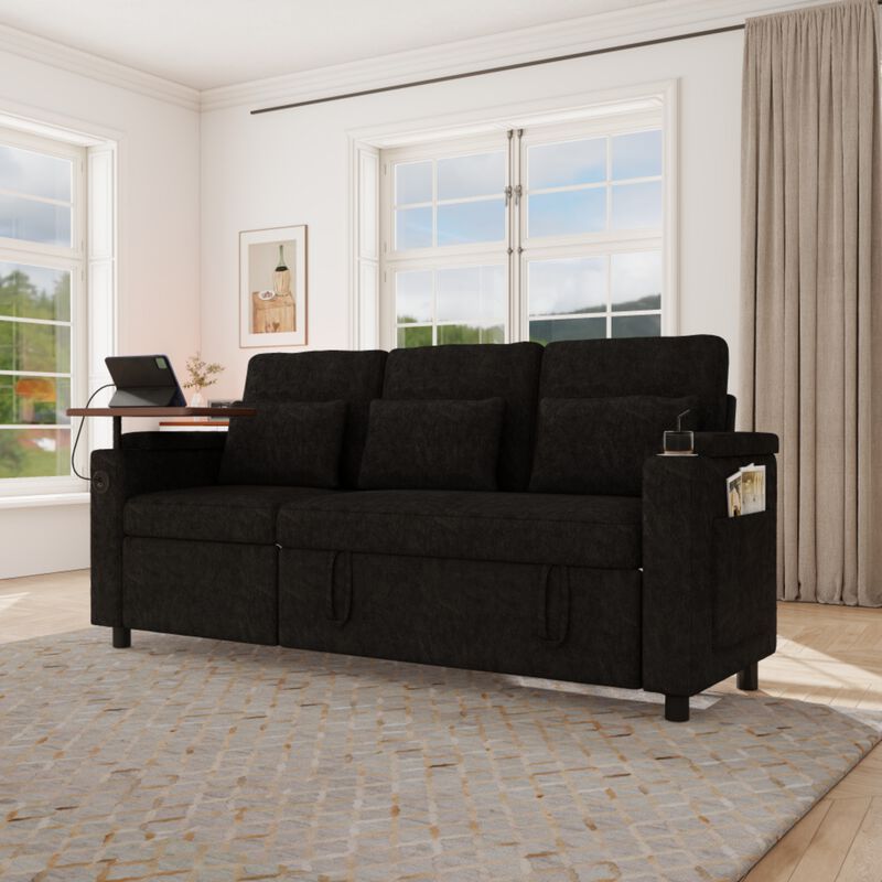 Kirram 3-in-1 Convertible Sleeper Sofa image number 3