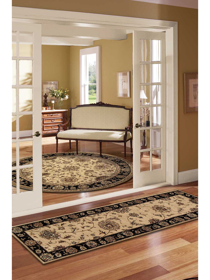 Nourison 2000 2207 Beige 2'6" x 12' Rug
