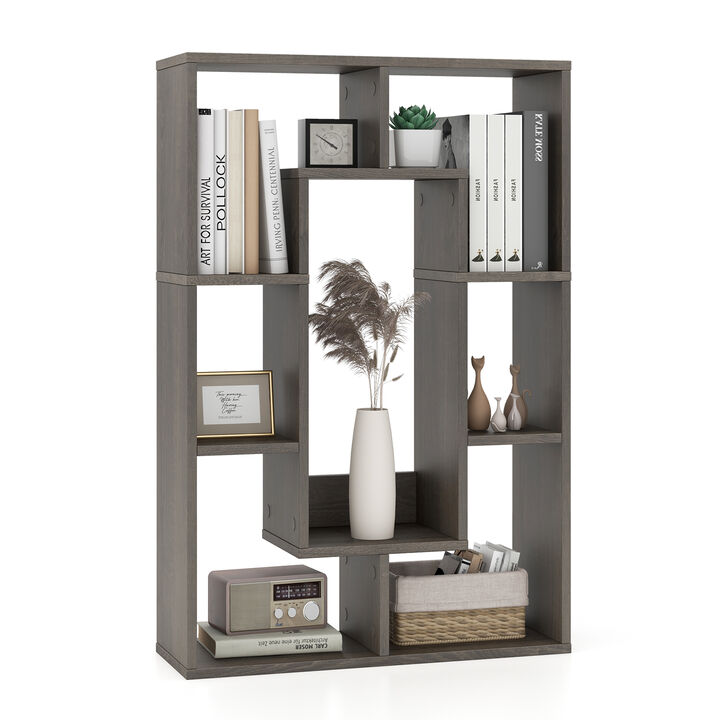 7-Cube Geometric Bookshelf Modern Decorative Open Bookcase