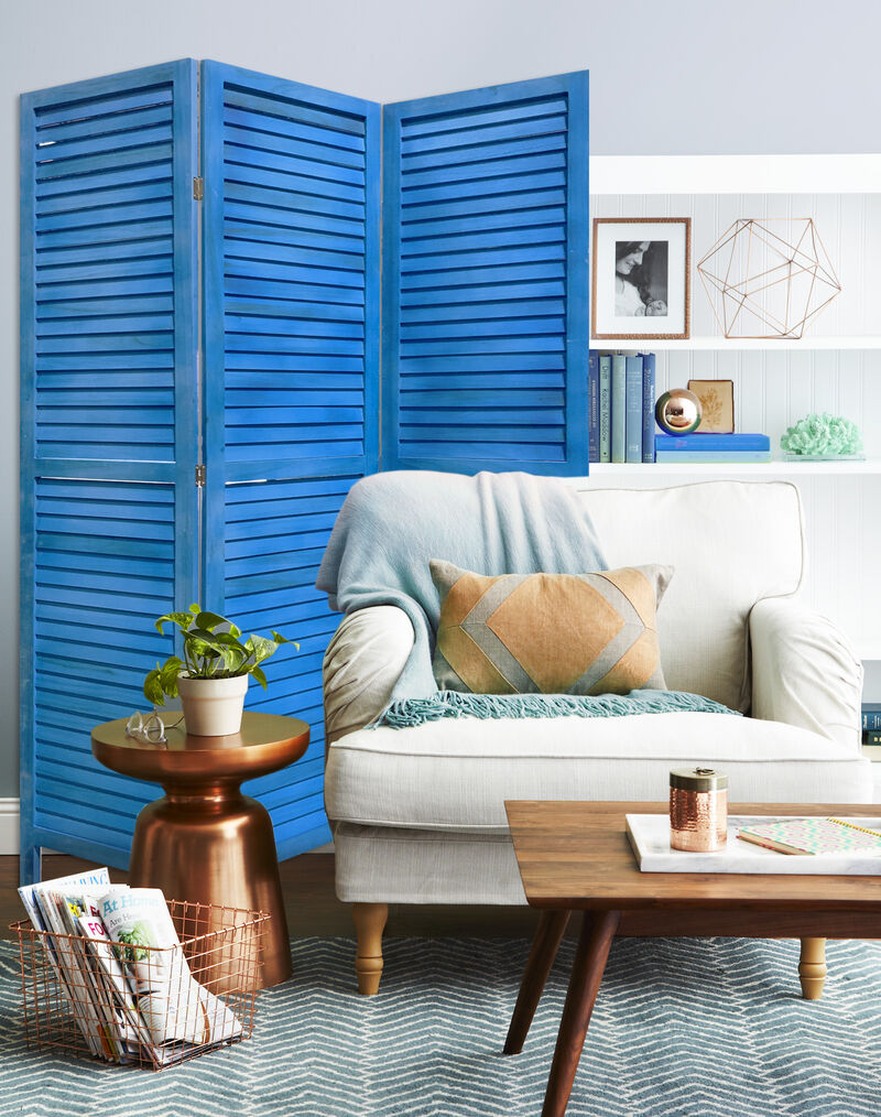 3-Panel Shutter Screen Room Divider for Stylish Privacy and Elegant Space Division