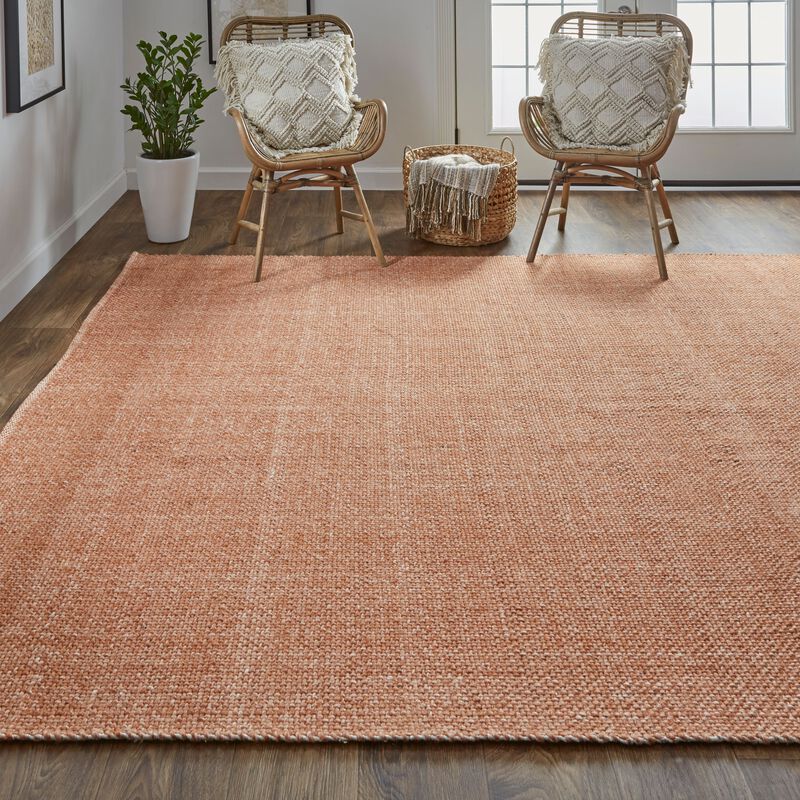 Naples 0751F Orange 10' x 14' Rug