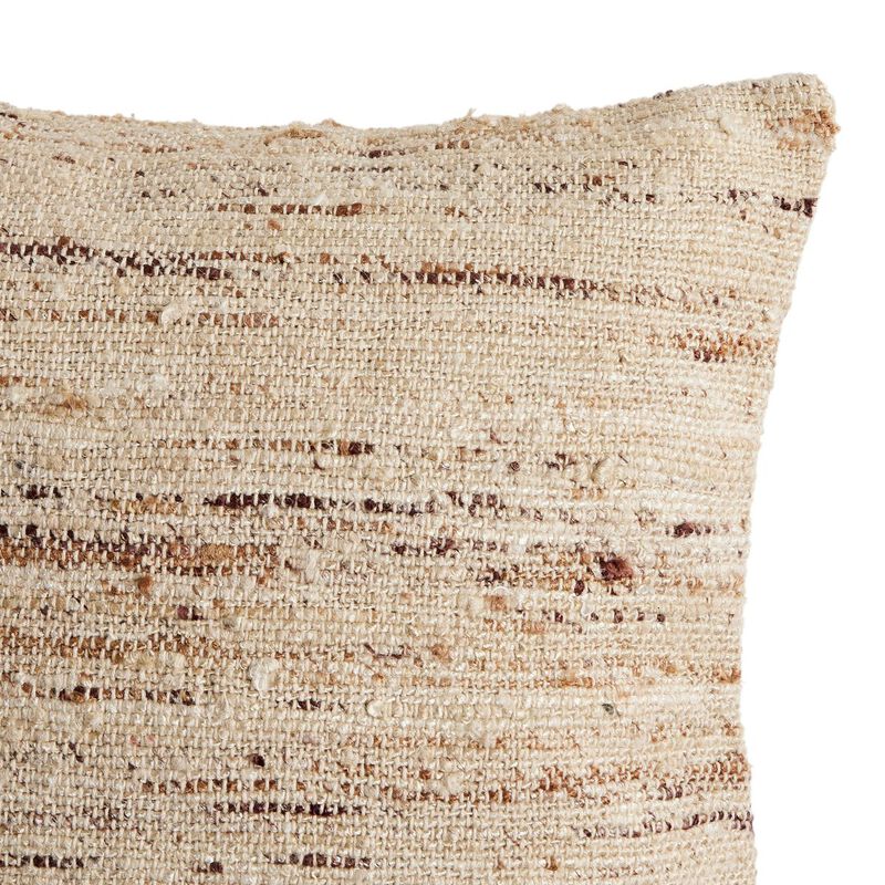 Pemberley Beige Woven Pillow Cover image number 2